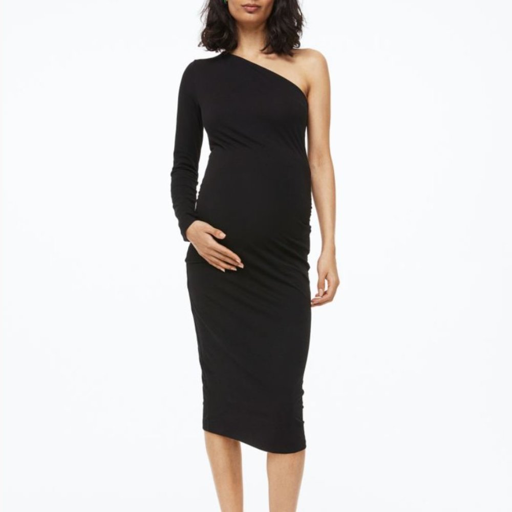 H&M maternity one shoulder dress